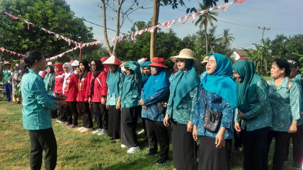 Memperingati HUT RI Ke 80 PKK Desa Tanjung Agung